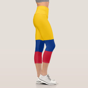 kolumbianische Flagge Capri Leggings