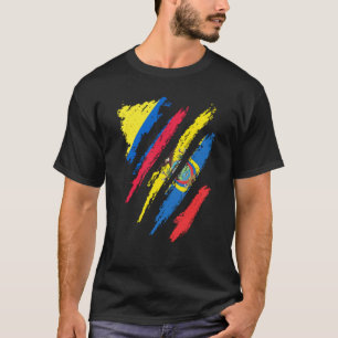 kolumbianische Flagge Ecuador Grown Patriot Countr T-Shirt
