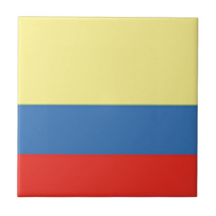 kolumbianische Flagge Fliese
