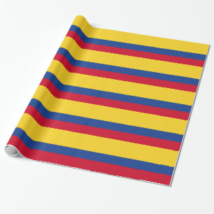 Kolumbianische Flagge Geschenkpapier