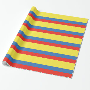 kolumbianische Flagge Geschenkpapier