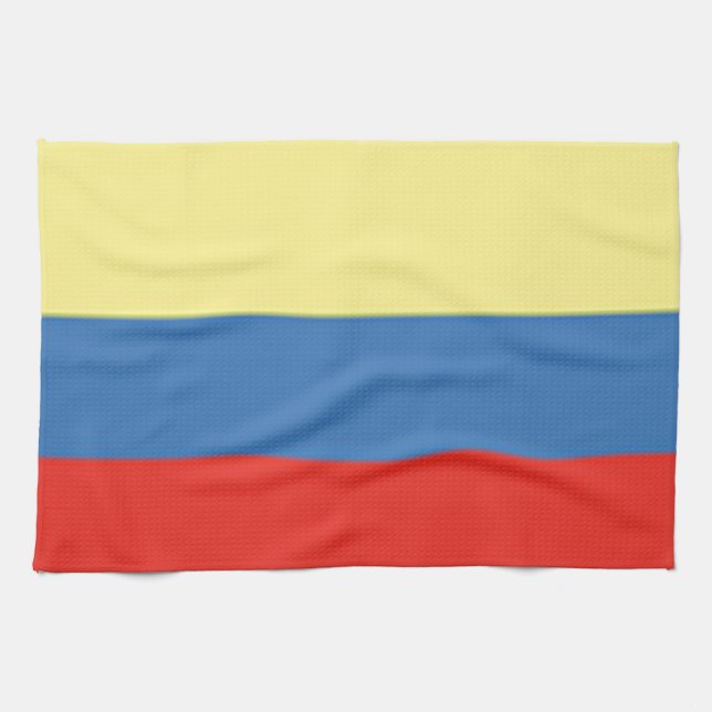kolumbianische Flagge Geschirrtuch (Horizontal)