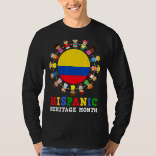 Kolumbianische Flagge Hispanic Heritage Kolumbien T-Shirt