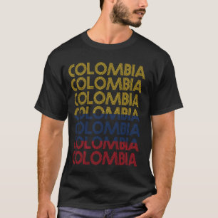 Kolumbianische Flagge Hispanic Heritage Monat Kind T-Shirt
