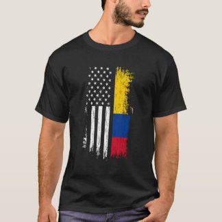 Kolumbianische Flagge Hoodie - Stolz Kolumbien USA T-Shirt