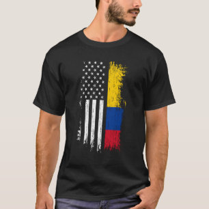 Kolumbianische Flagge Hoodie - Stolz Kolumbien USA T-Shirt