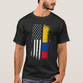 Kolumbianische Flagge Hoodie - Stolz Kolumbien USA T-Shirt