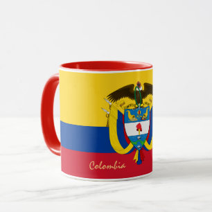 Kolumbianische Flagge & kolumbianische Patriot/Spo Tasse