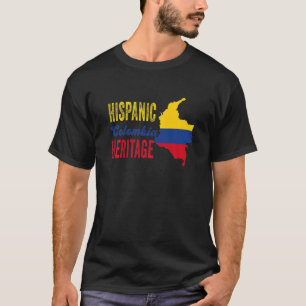 kolumbianische Flagge Kolumbien - Hispanic Heritag T-Shirt
