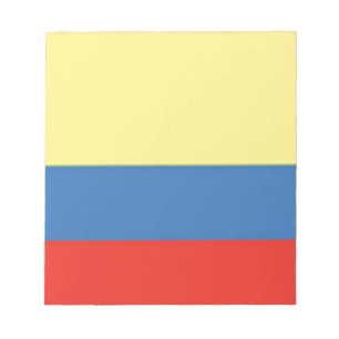 kolumbianische Flagge Notizblock