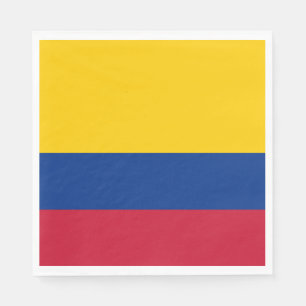 kolumbianische Flagge Serviette