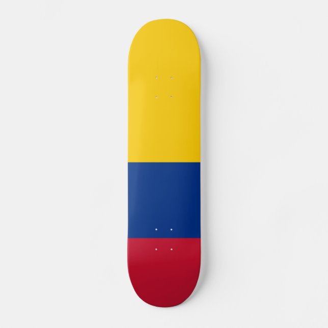 kolumbianische Flagge Skateboard (Vorderseite)