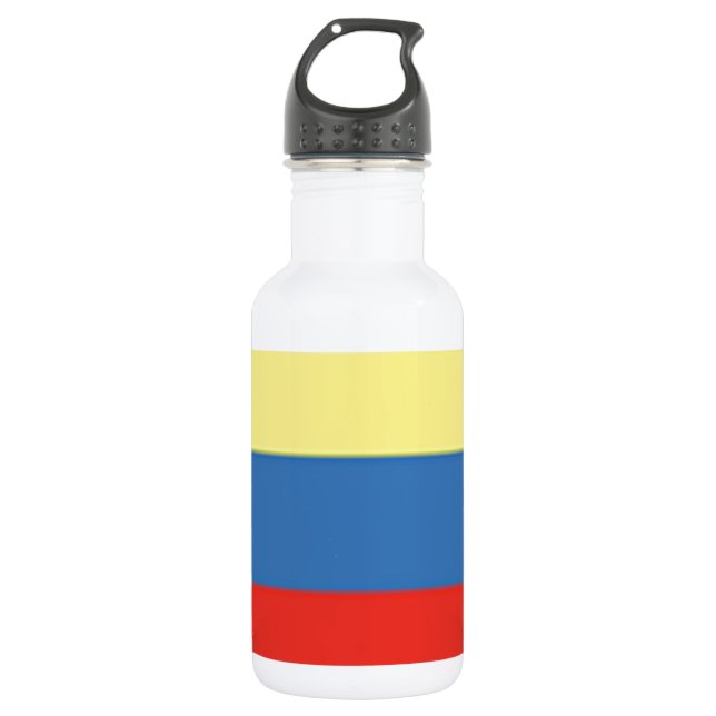 kolumbianische Flagge Trinkflasche (Vorderseite)