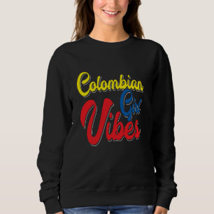 Kolumbianische Frauen Hispanic Herritage Kolumbien Sweatshirt