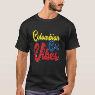Kolumbianische Frauen Hispanic Herritage Kolumbien T-Shirt