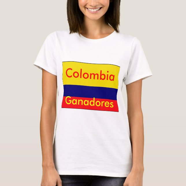 Kolumbianische Ganadores T-Shirt (Vorderseite)