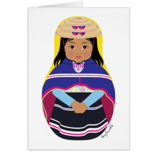 kolumbianische, Misak oder Guambiana Matryoshka-Ka
