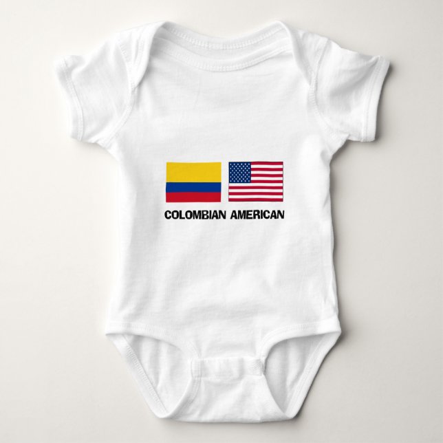 Kolumbianischer Amerikaner Baby Strampler (Vorderseite)