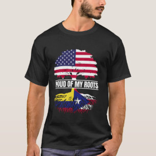 Kolumbianischer Boricua-Mix Stolz auf die Wurzeln T-Shirt