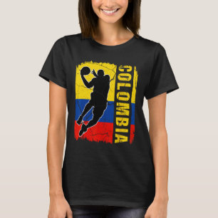 Kolumbianischer Bysketbyll Spieler kolumbianische T-Shirt