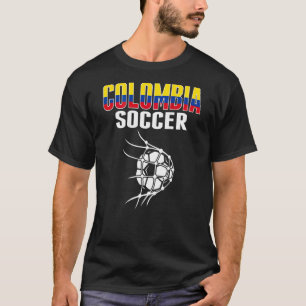 Kolumbianischer Fußball im Netz Kolumbianische F T-Shirt
