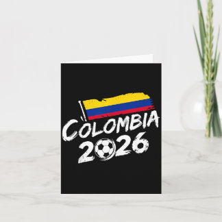 Kolumbianischer Fußballspielers Fan Colombian Karte