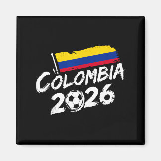 Kolumbianischer Fußballspielers Fan Colombian Magnet