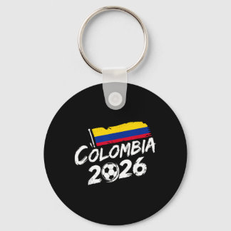 Kolumbianischer Fußballspielers Fan Colombian Schlüsselanhänger