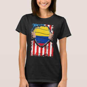 Kolumbianischer Grown Patriot Colombia Flag T-Shirt
