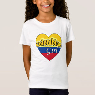 Kolumbianisches Mädchen T-Shirt