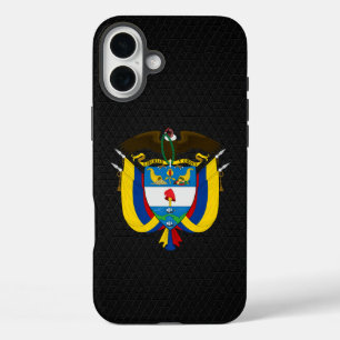 kolumbianisches Wappen iPhone 16 Plus Hülle