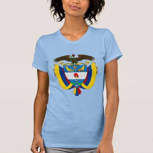 Kolumbianisches Wappen Tank Top (Vorderseite)