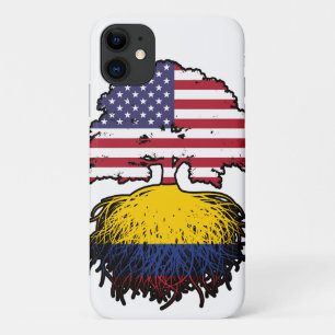 Kolumbien - Amerikanische Tree Roots Flag Case-Mate iPhone Hülle