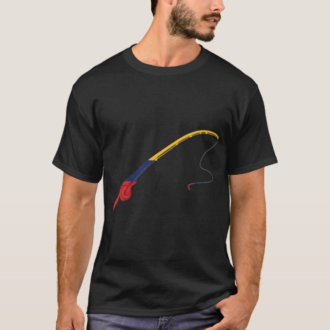 Kolumbien Angeln T-Shirt (Vorderseite)