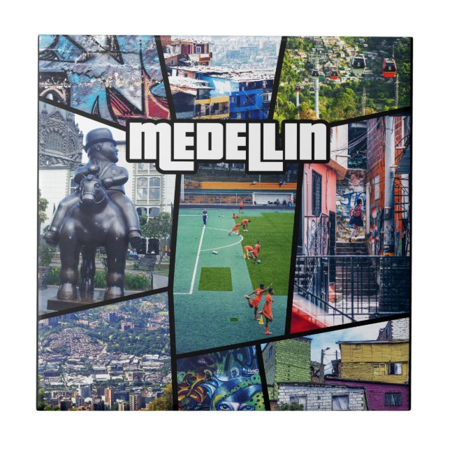 Kolumbien Antioquia Medellin Fliese (Vorderseite)