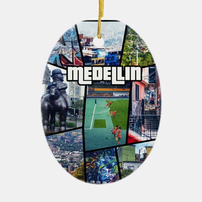 Kolumbien Antioquia Medellin Keramik Ornament (Vorne)