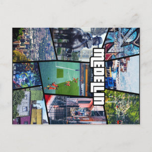 Kolumbien Antioquia Medellin Postkarte