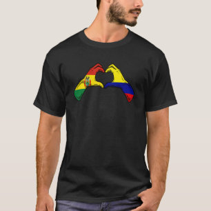 Kolumbien Bolivien Flaggenstaat Kolumbien Bolivian T-Shirt