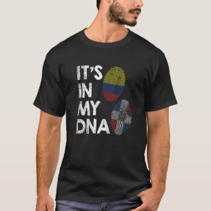 Kolumbien Dominikaner in meinem DNA kolumbianische T-Shirt