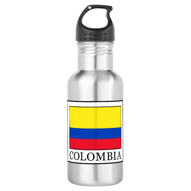 Kolumbien Edelstahlflasche (Vorderseite)