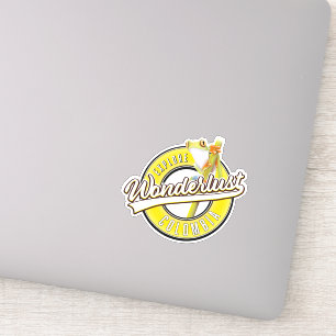 Kolumbien erforschen Wunderland Aufkleber