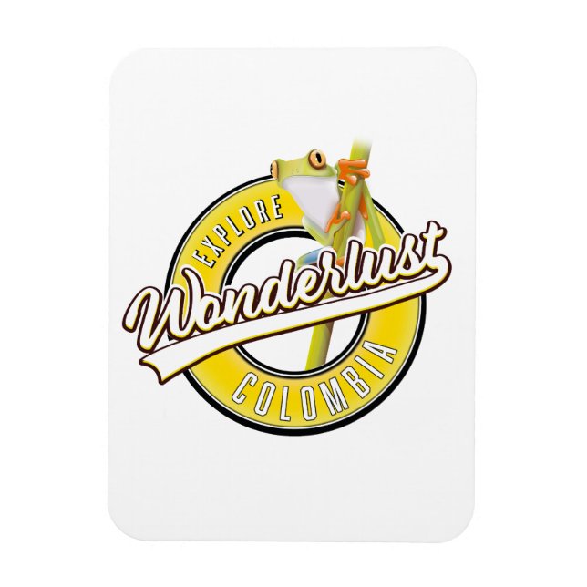Kolumbien erforschen Wunderland Magnet (Vertikal)