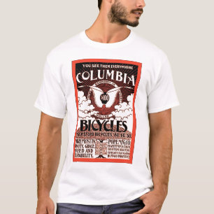 Kolumbien fährt ~ Vintage Fahrrad-Werbung rad T-Shirt