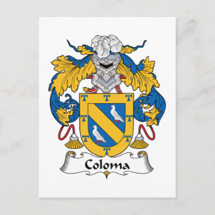 Kolumbien-Familienwappen Postkarte