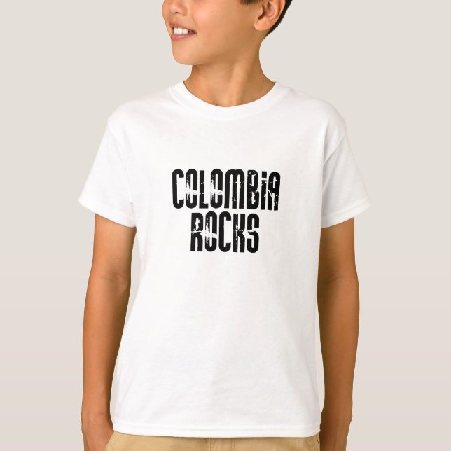 Kolumbien-Felsen T-Shirt (Vorderseite)