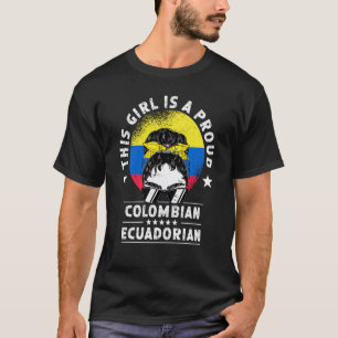 Kolumbien Flagge Ecuador Große Frauen Mädchen Bürg T-Shirt