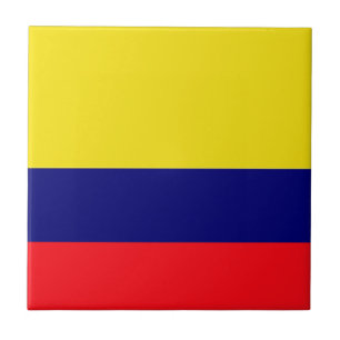 Kolumbien-Flagge Fliese