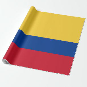Kolumbien-Flagge Geschenkpapier