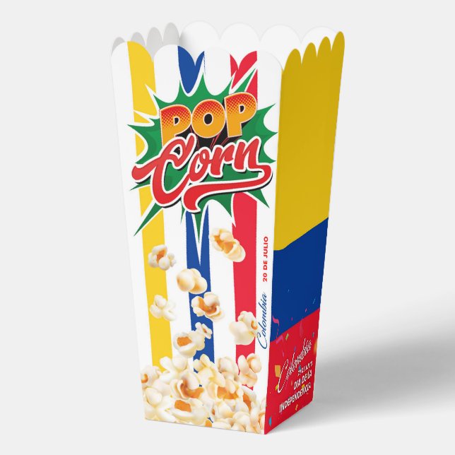 Kolumbien-Flagge Geschenkschachtel (Rückseite)