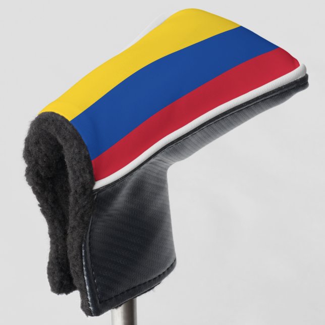 Kolumbien-Flagge Golf Headcover (3/4 Vorderseite)